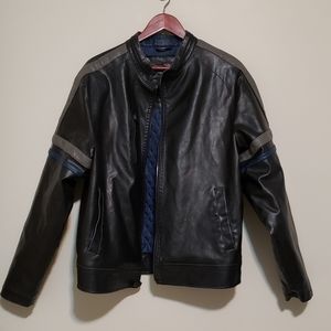 Brave Soul Leather Jacket Size Large